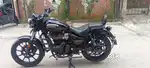 Meteor 350 bs6 vehicle stellar black colour good condition