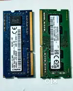 Laptop RAM 4GB DDR4 Samsung & 4GB DDR3 Kingston in excellent Condition