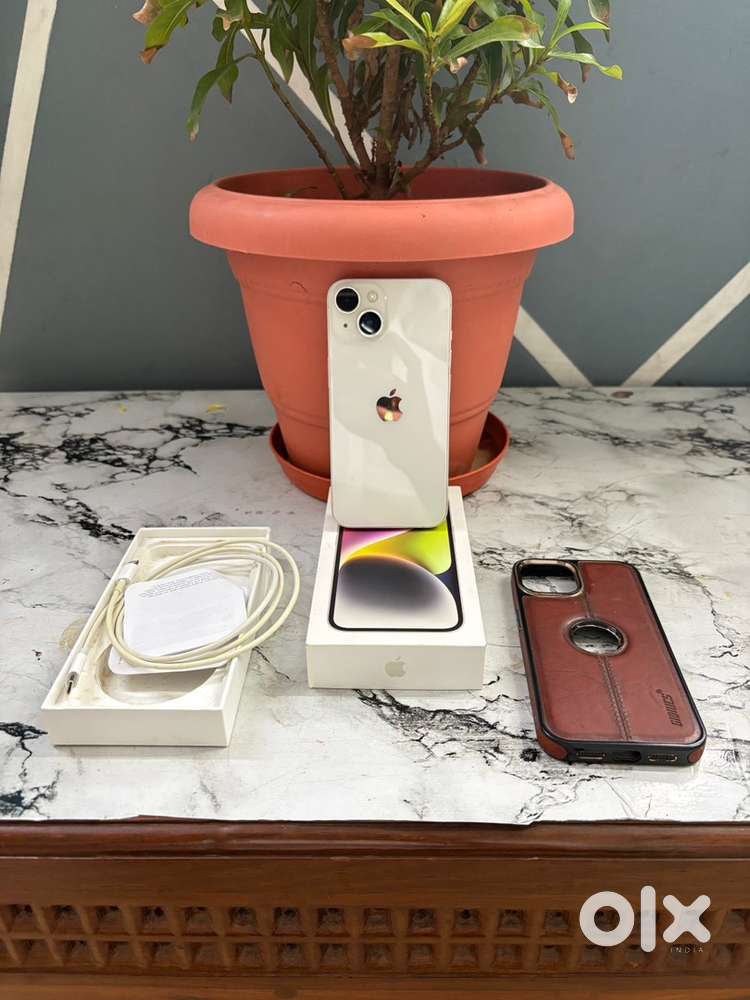 I phone 14 128 GP charger cable box available