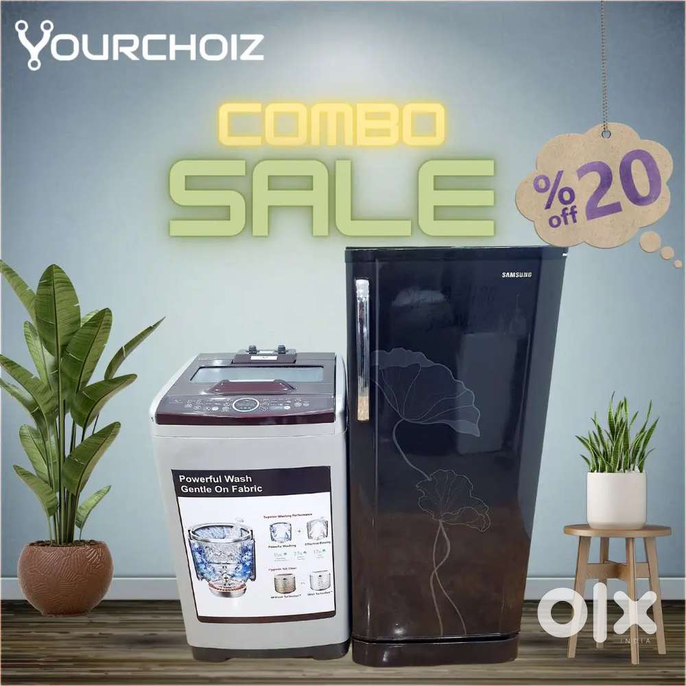 Moving Sale: Used Refrigerator & Washing Machine weekend offer 10%off