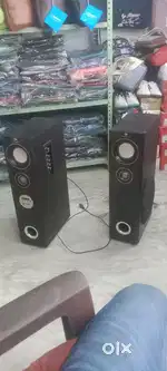 zebronics tower speakers with 2 mic