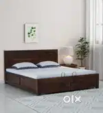 Sunday super sale buy new double bed with box 6990/- EMI available