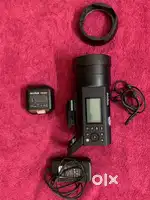 Godox Ad400 pro with rft and barn door gels