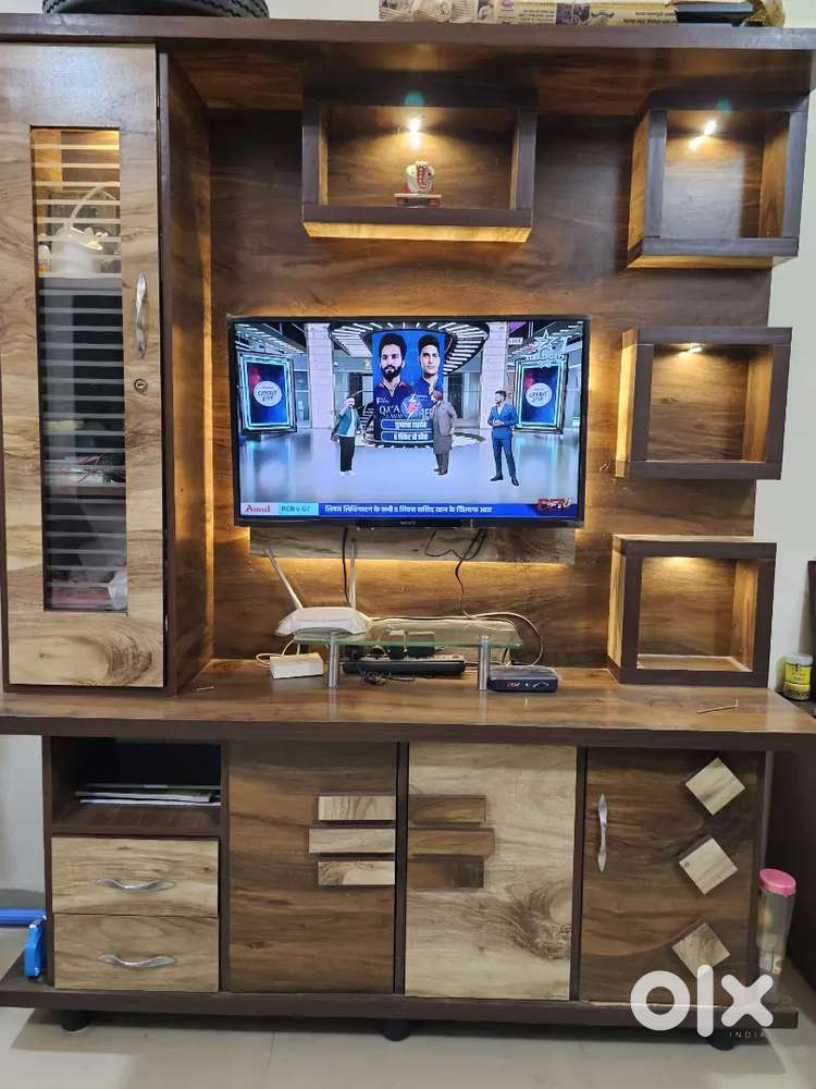 Stylish Wooden TV Unit / Entertainment Cabinet for Sale