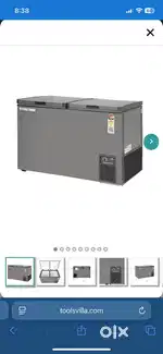 Voltas chest freezer convertable 295ltrs