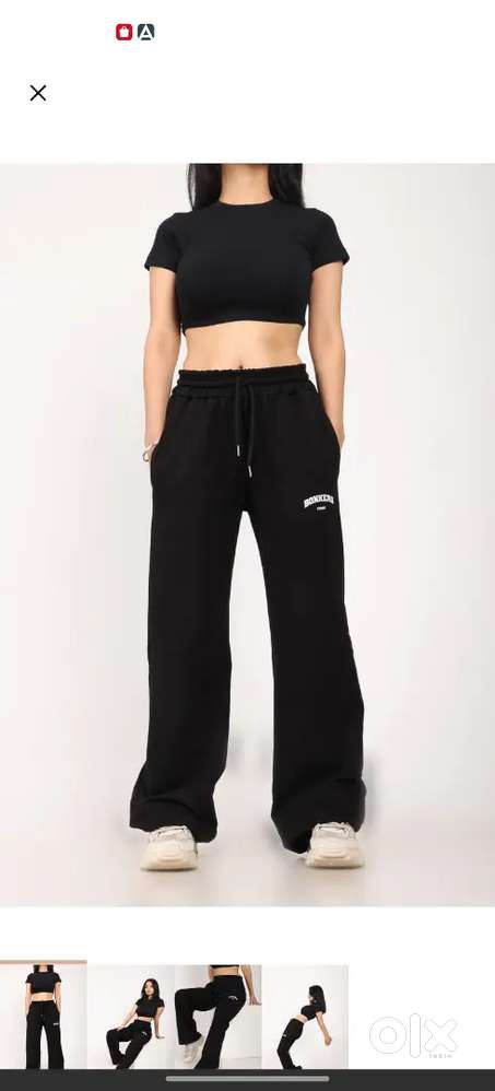 Bonkers wide leg sweat pants for girls