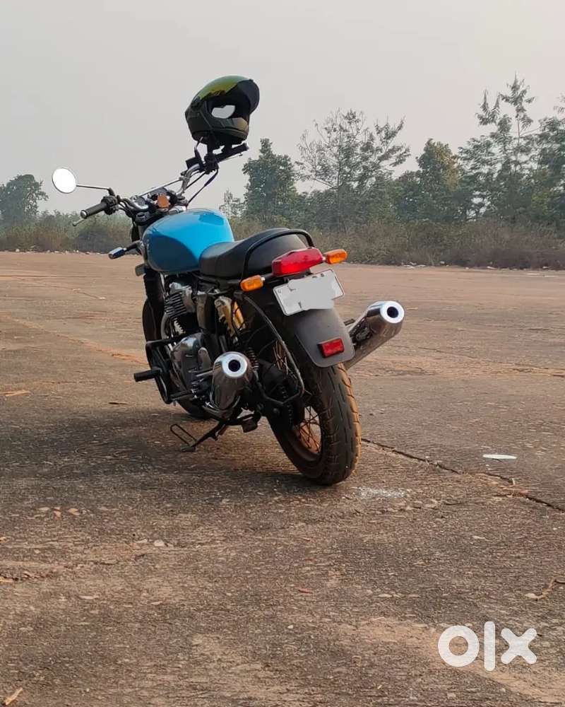 Interceptor 650 nebula blue