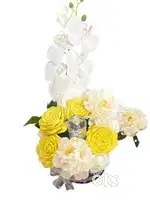 Silk flower arrangement