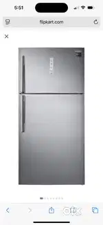 Samsung 637 L Frost Free Double Door 3 Star Refrigerator (RT61K7058SL)