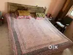 Bed + Dressing Table + Refrigerator + Shoe Rack + 3 Door Wardrobe