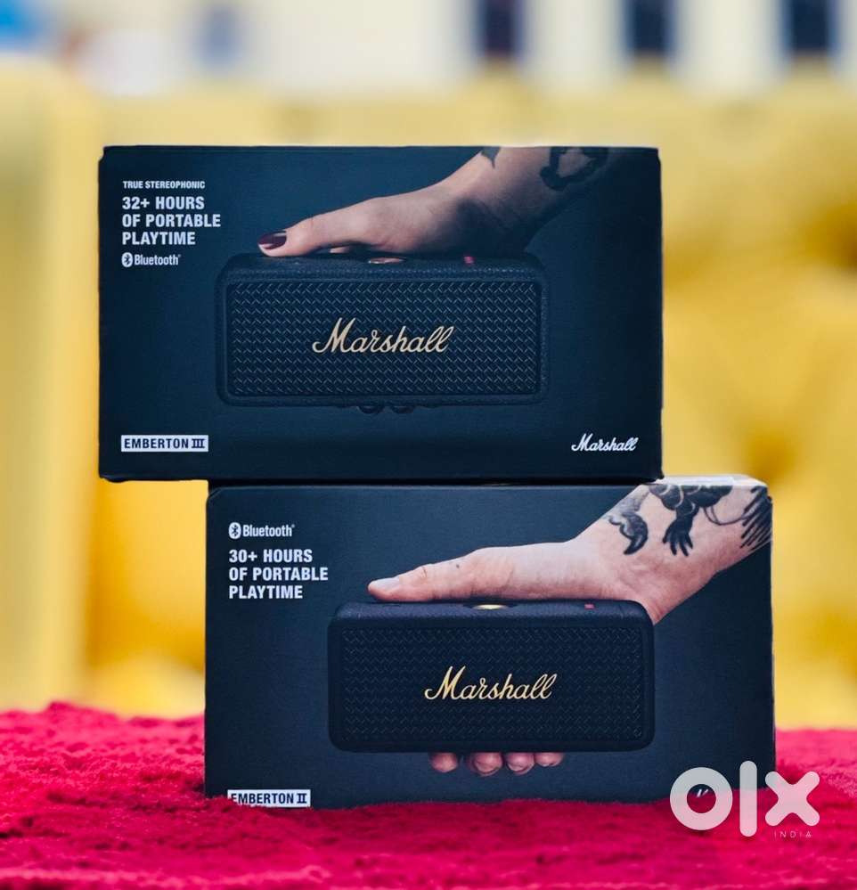 MARSHALL EMBERTON 3 SEALLED WITH ONE YEAR WARRANTY AND BILL