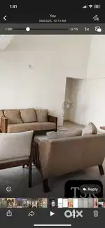 5 seater sofa with center table