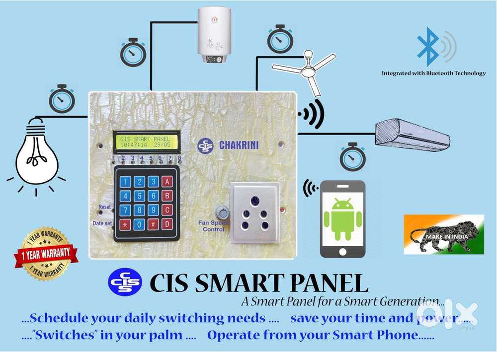 12 Module smart Electrical switch panel - 2 Years Guarantee.