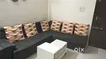 L shape sofa set
