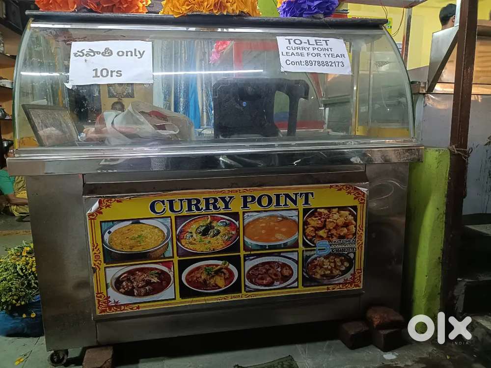 Emergency situation so selling the curry point stalll