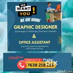 Graphic designer and Office Assistant