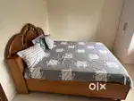 Moving out sale: king size Double Bed with Storage with Peps Mattress
