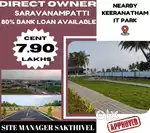 Saravanampatti near KGISL IT park megatownship project site sale