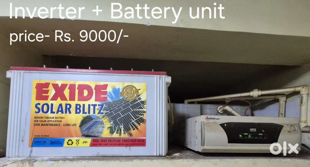 Dvd player, Inverter & Battery Unit, Gas Stove, Water Geyser