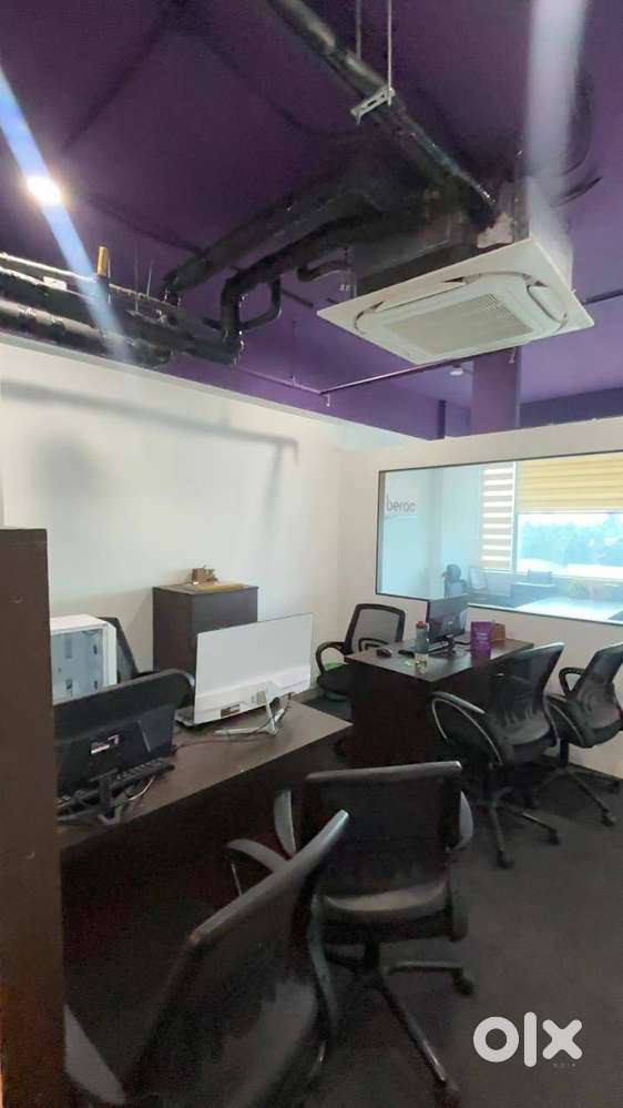 Fully Furnished 500 Sq.Ft Office Space for Rent near Vyttila Bypass