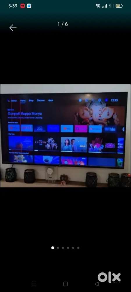 55inch samsung smart Android 4k new model working