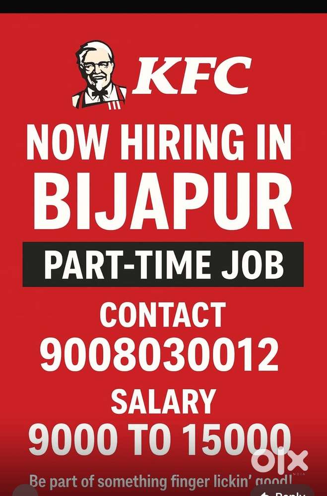 KFC restaurant is hiring for Team members