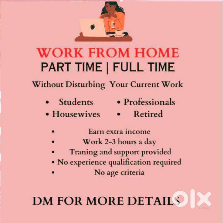No Experience & Qualification only for part time/full time18+ Freshers