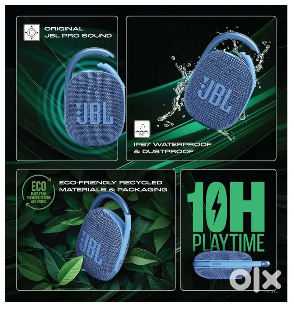 JBLHarman CLIP4 Eco Portable Bluetooth Speaker