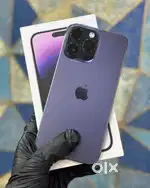 iPhone 14 pro max  5G 128gb good condition purple colour 8 month used