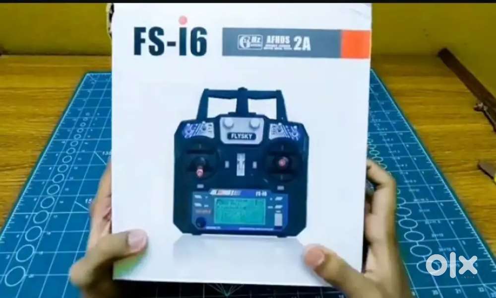 FlySky FS-i6 2.4GHz 6 Channel RC Transmitter and reciver.