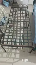 Steel foldable bed