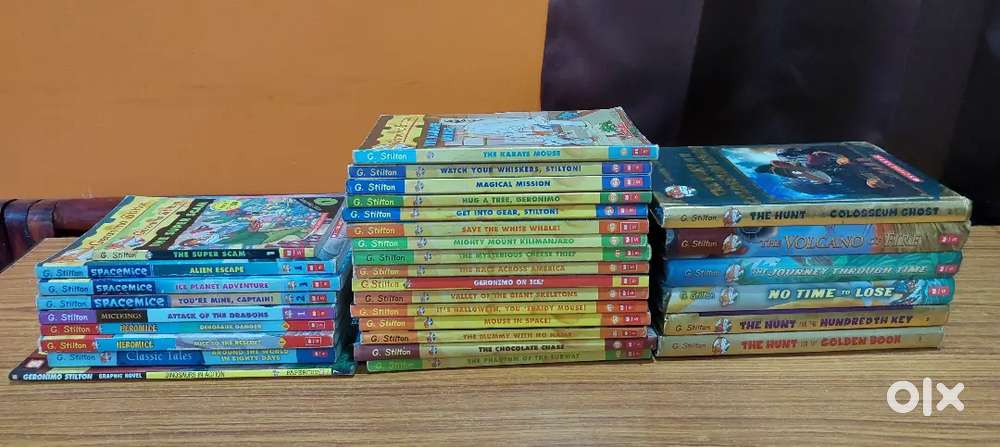 Huge Lot of 31 Geronimo Stilton Books! (6 hardcovers & 24 paperbacks)