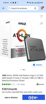 AMD athlon 3000G processor