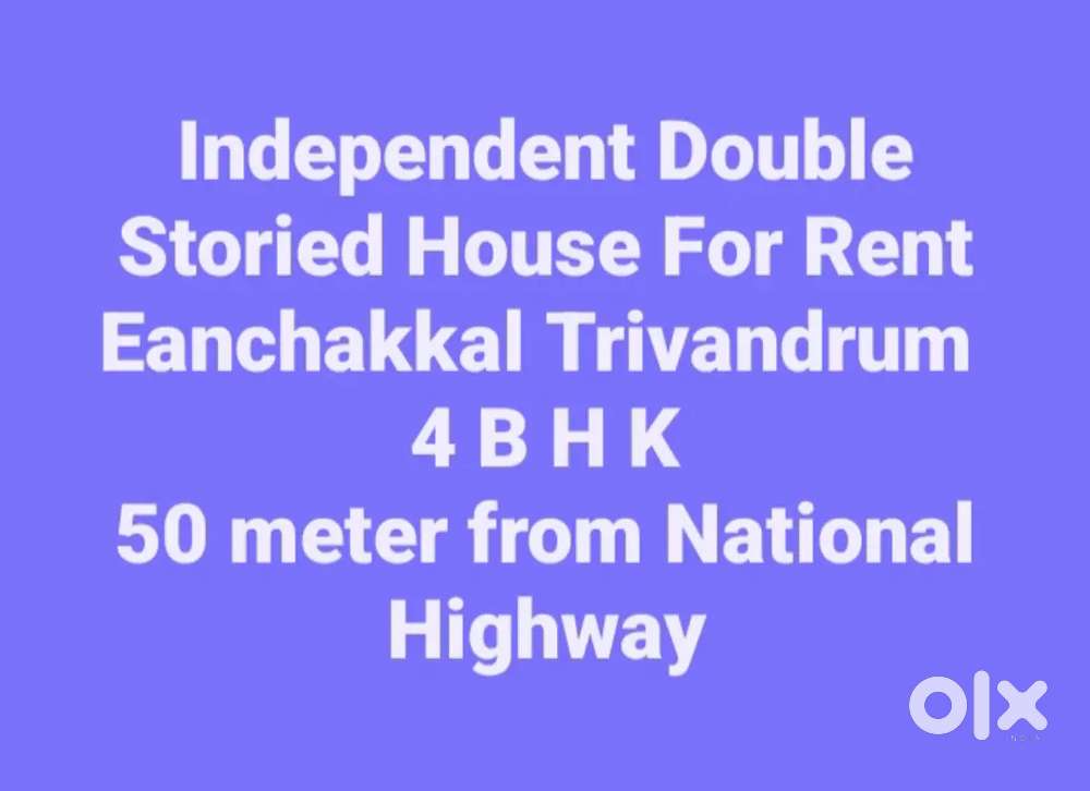 Independent  Double  Storied  House  For  Rent  Eanchakkal Trivandrum