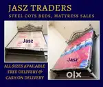 #ABR Fancy Steel Cot Hostel Bed Cot Foam Mattress Available#