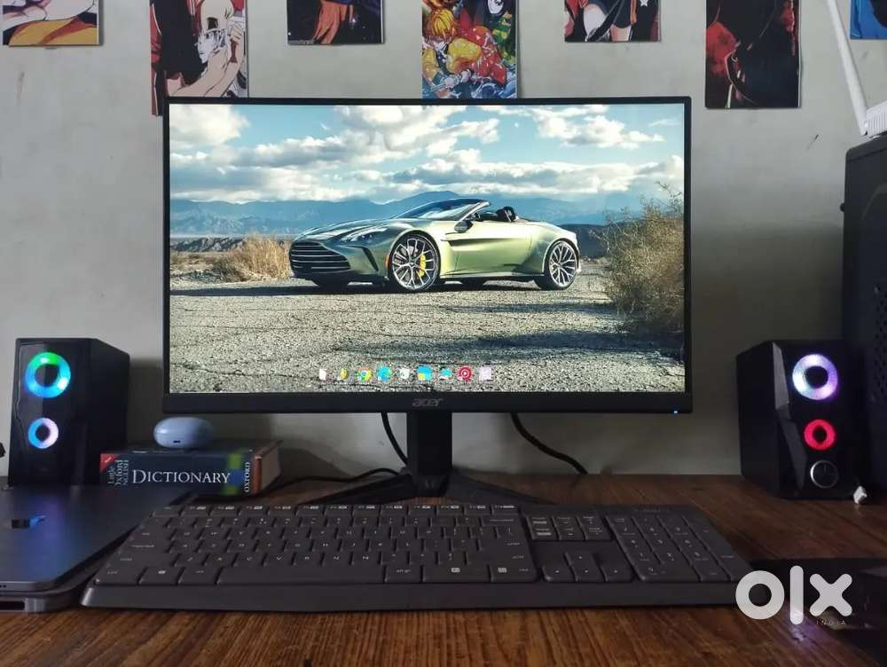 Desktop setup( includes Monitor, CPU, UPS, Speakers, Mouse)