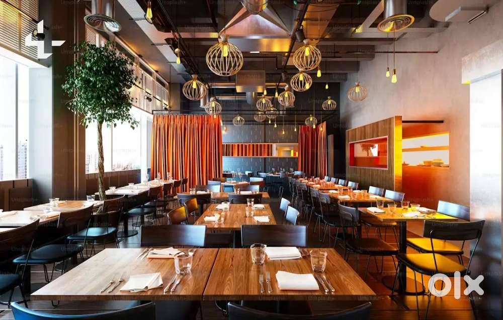 A New restaurant rent ot diya hbo with complete setup