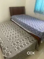 Folding double bed