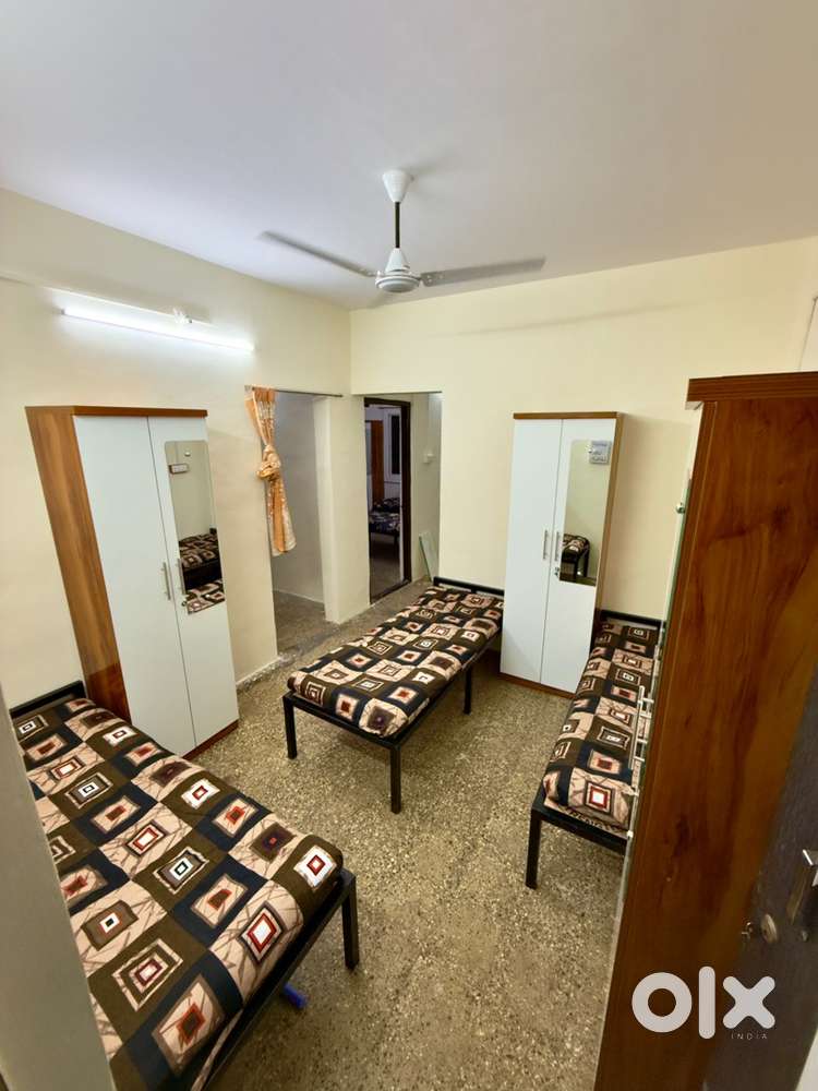 1 bhk,6 bed 6 wardrobe,washing mc available in flat