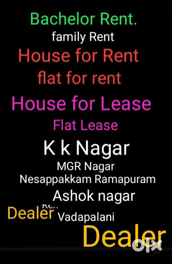 Ashok Nagar.k.k.nagar. nesapakkam.. vadapalani.