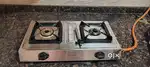 Sofa, bed and gas stove