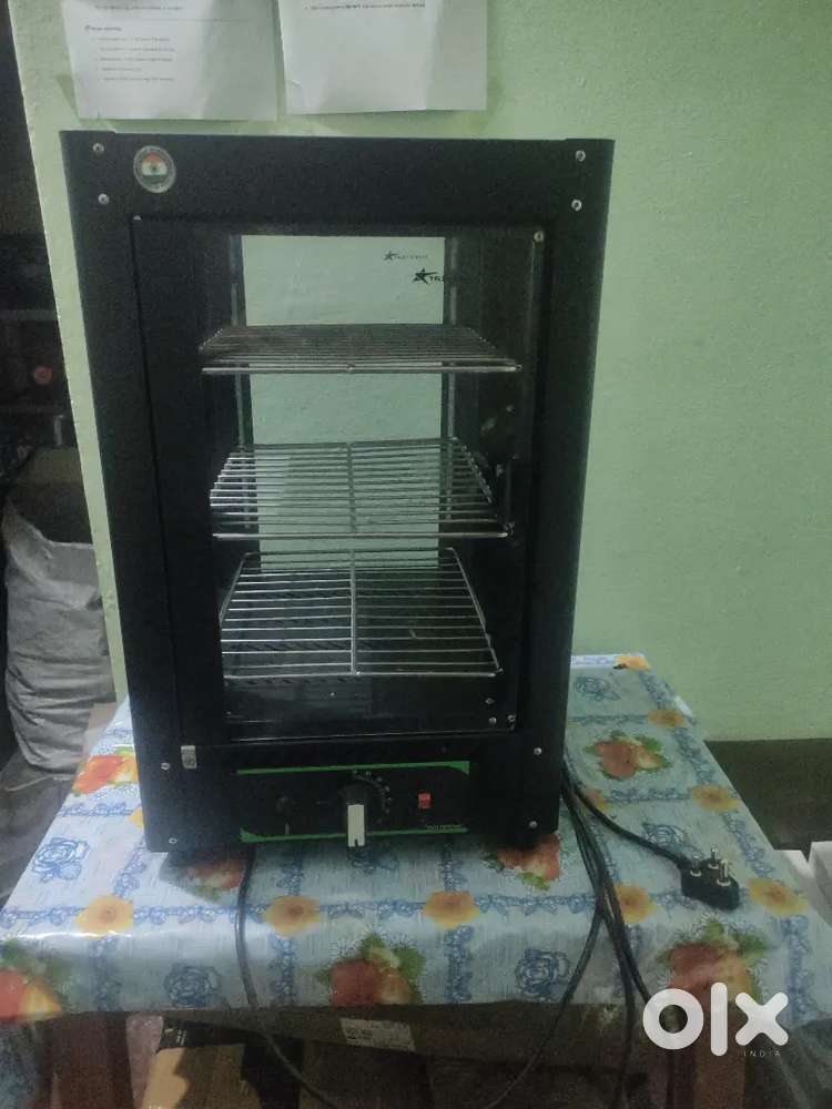 Puffs and burger warmer