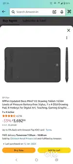 Xp pen tablet deco mini 7 v3