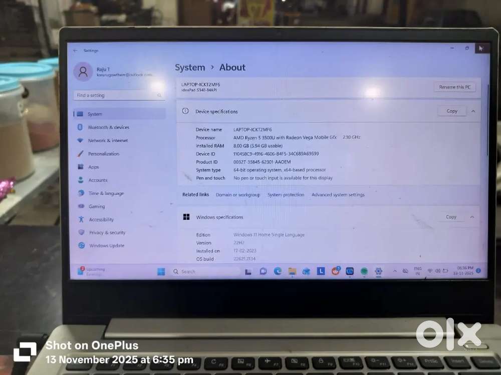 Lenovo IdeaPad s340 good well maintained