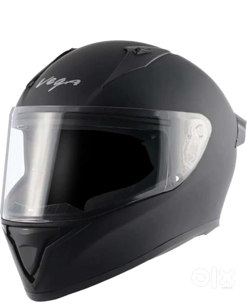 Vega Bolt ISI DOT Certified Full Face Gloss Finish Helmet for Men
