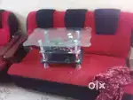 Furniture sofa set dining table Plus four chair swing tipo