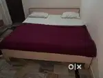 Wooden king size double bed