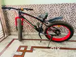 Sepeda jaguar fat tyre cycle only 1 year old