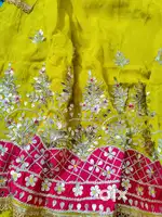 Women label amrita original peplum kurti,dhoti with dupatta suit .