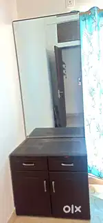 Large mirror MDF Dressing Table with Storage